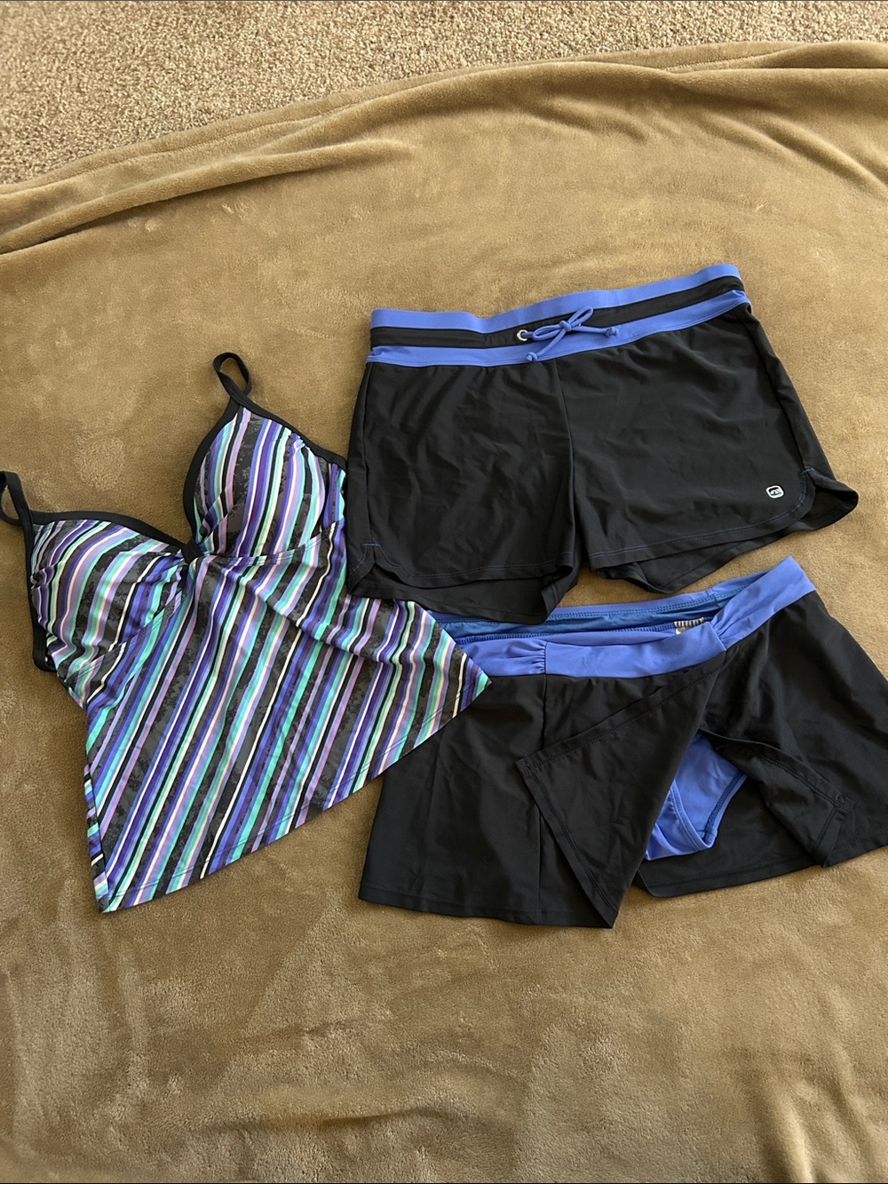 Free Country 3 piece Tankini Sz: Large (12/14)